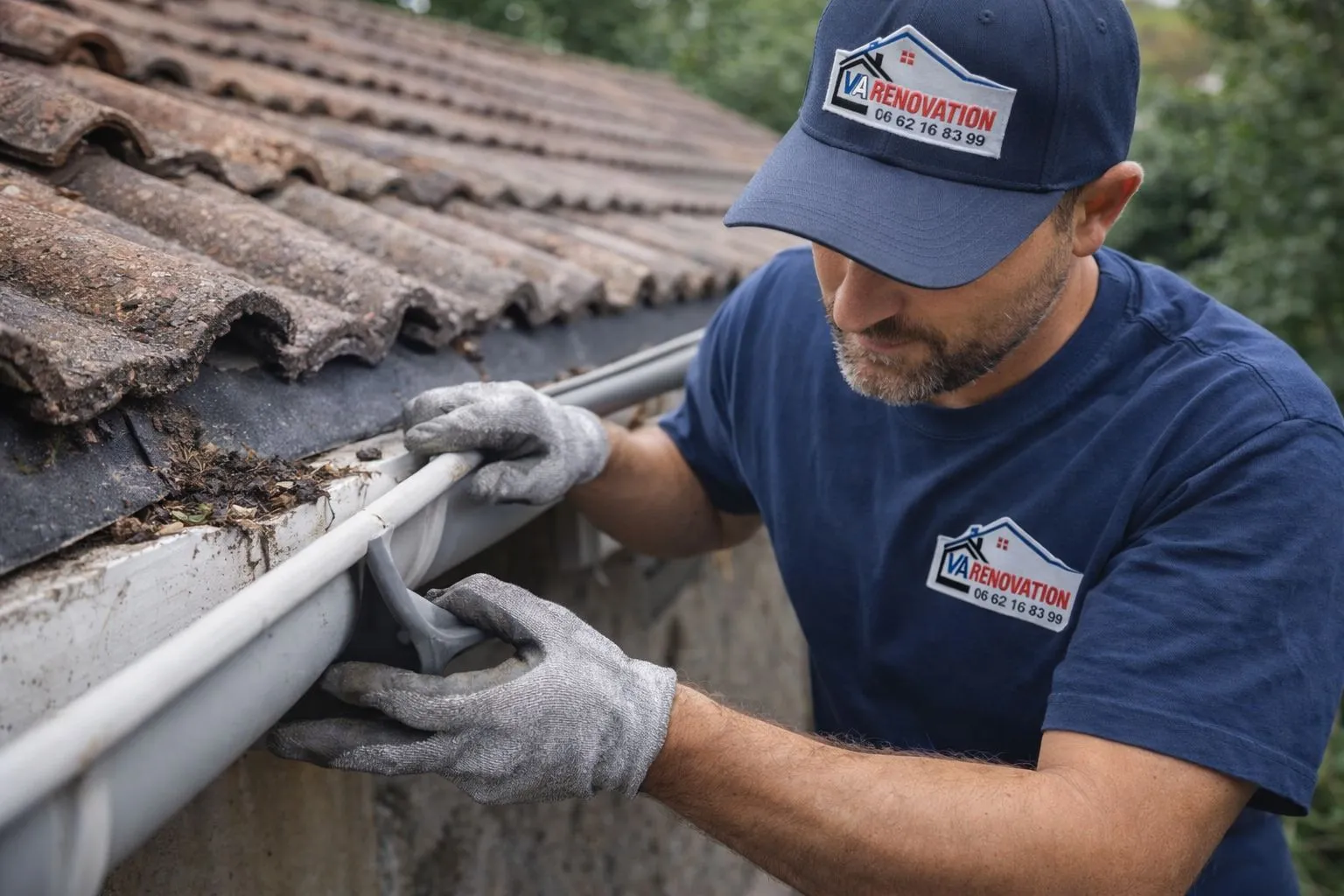 Zinguerie : gouttières, chéneaux et solins posés par VARénovation